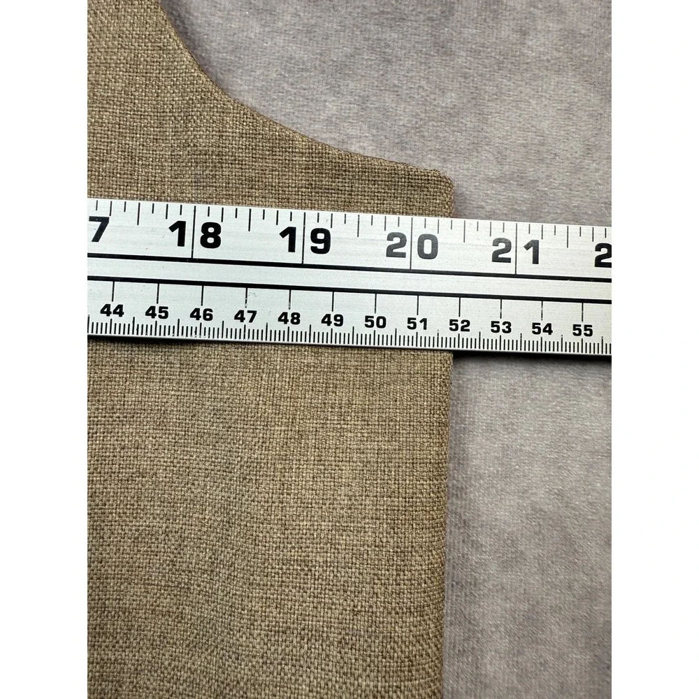 VTG Levi's Action Suit Vest Tailored For Men Sportswear‎ Tan Brown Button Front